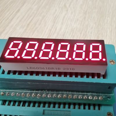 سعر جيد شاشة LED عالية السطوع حمراء 0.36 بوصة 7 قطعة مع الأندود المشتركة لوحة الأجهزة الانترنت