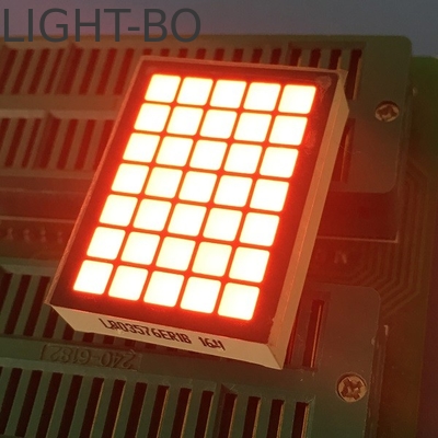 سعر جيد شاشة LED مربعة حمراء مشرقة فائقة DOT مصفوفة 5 * 7 لمؤشر رقم طابق المصعد الانترنت