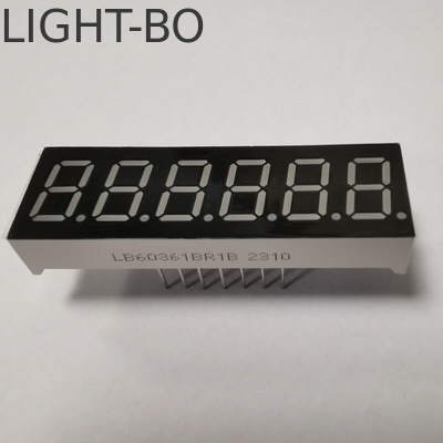 شاشة LED ذات 6 أرقام 0.36 بوصة ذات 7 أقسام ، تستخدم على نطاق واسع لوحة الأجهزة