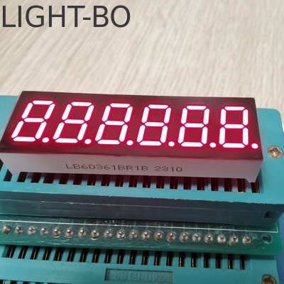سعر جيد أصفر أخضر 6 أرقام 0.36 بوصة 7 قطعة شاشة LED ، تستخدم على نطاق واسع لوحة الأجهزة الانترنت