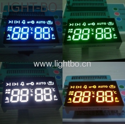 تصميم مخصص عرض LED متعدد الألوان من 7 أقسام 0.58- بوصة أربعة أرقام