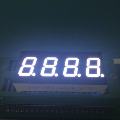 شاشة LED ذات القطعة الكاثودية الشائعة 4 أرقام 0.4 بوصة