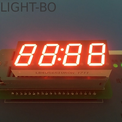 سعر جيد شاشة ساعة LED 4 أرقام 7 قطعة عادي للأنود لمعدات الجري اللياقة البدنية الانترنت