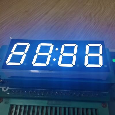سعر جيد الأبيض الساطع 14.2mm 4 رقم 7 قطعة ساعة LED عرض الكاثود الشائع للوقت الرقمي متصل