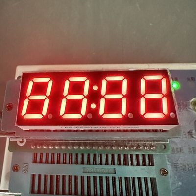 أصفر أخضر 4 أرقام 14.2 ملم 7 قطعة شاشة LED عادي المنود لمراقبة درجة الحرارة