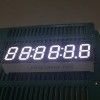 شاشة LED ذات 6 أرقام و 7 شرائح ذات ارتفاع 9.2 ملم وكاثود مشترك لمحاسب العد التنازلي الرقمي