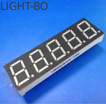 شاشة LED عامة من نوع Anode Super Bright Red 14.2mm ذات 5 أرقام و 7 أقسام