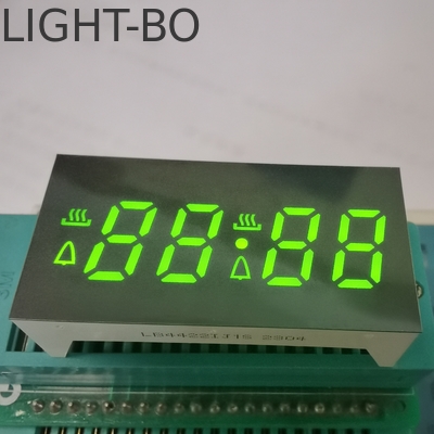 4 أرقام 7 قطعة شاشة LED خضراء مشرقة فائقة الكاثود المشترك للغاز المطبخ