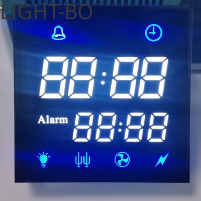 عرض LED ذو 7 أقسام بالأبيض فائق الأضواء / الأزرق