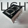 شاشة LED ذات رقم أحادي أحمر لامع للغاية 0.39 بوصة 7 قطاعات للوحة الأجهزة