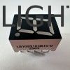 شاشة LED حمراء لامعة للغاية رقم واحد 0.39 بوصة 7 قسم لوحة الأجهزة