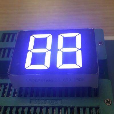 الأنود المشترك 20 مم 2 أرقام 7 قطعة شاشة LED بيضاء فائقة السطوع لسخان المياه الرقمي