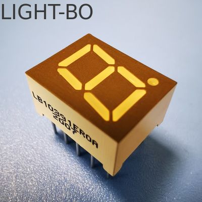 شاشة LED ذات رقم أحادي أحمر لامع للغاية 0.39 بوصة 7 قطاعات للوحة الأجهزة