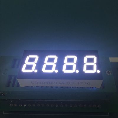 سعر جيد 4 أرقام 0.4 بوصة 7 قطعة Ultra Bright White LED Display الكاثود المشترك لمراقبة الأدوات الدقيقة متصل