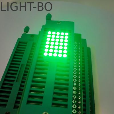 سعر جيد شاشة LED مصفوفة نقطية خضراء نقية 5X7 مقاس 0.7 بوصة الانترنت