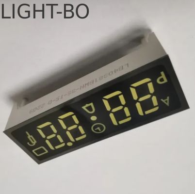 سعر جيد شاشة LED بيضاء فائقة مخصصة بـ 7 أجزاء و 4 أرقام ذات قطب مشترك للتحكم في مؤقت الفرن الرقمي الانترنت
