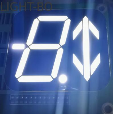 ألترا برايت وايت 1.2 بوصة 7 قطعة + اشارة LED للسهم لمؤشر أرضية المصعد 40 * 46mm