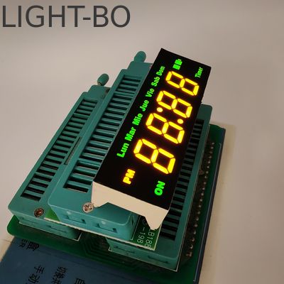 4 أرقام 7 قطعة صفراء/خضراء شاشة LED للتحكم في العداد