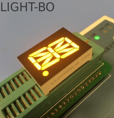 سعر جيد 0.8inch 16 Segment Alphanumeric LED Display Yellow Single Digit Common Anode For Elevator Indicator الانترنت