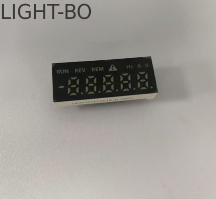Customized Red/Pure green/Yellow 5 Digit LED Display 7 Segment Common anode for Frequency Convertor