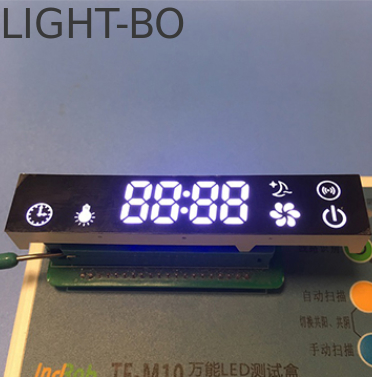 وحدة عرض LED بـ 7 أجزاء بيضاء فائقة التكلفة منخفضة التكلفة لشفاط المطبخ / شفاط المدى