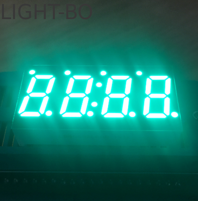 شاشة LED بـ 4 أرقام و 7 مقاطع مقاس 0.49 بوصة بلون أخضر نقي، كاثود مشترك لوحدة التحكم في درجة الحرارة