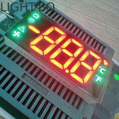 سعر جيد شاشة LED حمراء/خضراء نقية بـ 7 أجزاء مقاس 17 مم كاثود مشترك لأنظمة التبريد الرقمية الانترنت