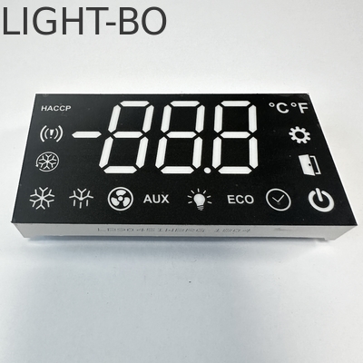 عدة ألوان 3 أرقام حجم كبير 7 قطعة شاشة LED عادي المنود لمراقب الغرفة الباردة