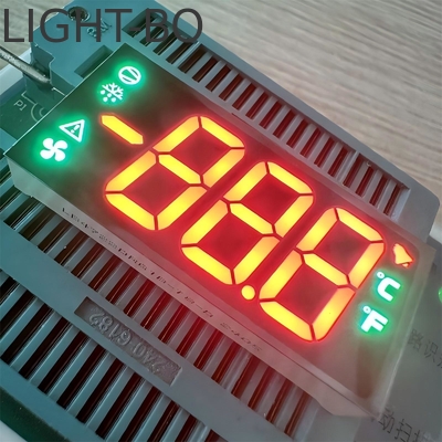 سعر جيد شاشة LED ذات 7 أرقام ، 0.67 بوصة (17 مم) ، مزدوجة الألوان (الأحمر المشرق للغاية / الأخضر النقي) ، الكاثود المشترك للمنزل الانترنت