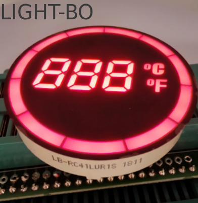 سعر جيد وحدة تحكم في درجة حرارة شاشة LED ذات 7 مقاطع ذات قطب مشترك دائري، الاستخدام: داخلي، خارجي، شبه خارجي الانترنت