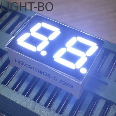 سعر جيد 2 Digit 7mm 7 Segment LED Display Common Anode White for Home Appliances الانترنت