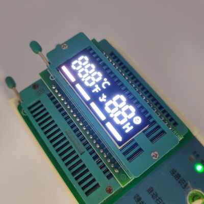 سعر جيد Ultra White/Red 7 Segment LED Clock Display Module for Automotive Time/ Temperature Indicator الانترنت
