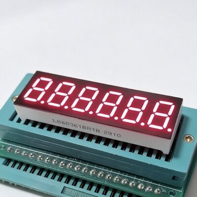 سعر جيد ضوء فائق الأحمر 0.36 بوصة 6 أرقام 7 قطعة عرض LED لوحة الأدوات الانترنت