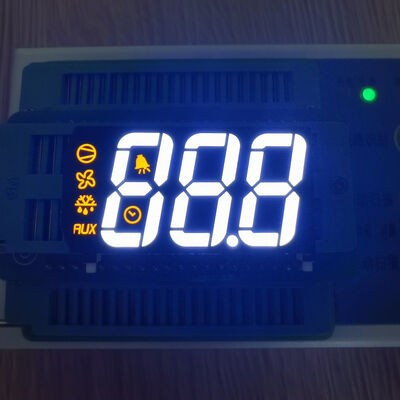 شاشة LED ثلاثية الأرقام بالأبيض فائق / الأخضر النقي 7 قطعة الكاثود المشترك للاستجمام