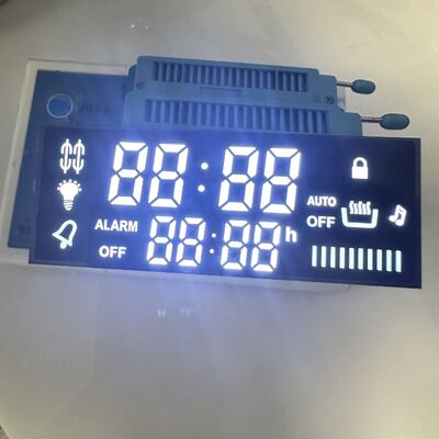 وحدة عرض LED بيضاء فائقة السطوع مخصصة بـ 7 مقاطع لألواح تحكم مواقد الغاز
