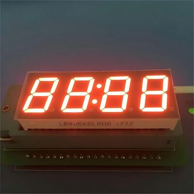 سعر جيد سوبر مشرق الأحمر 0.56 "4 أرقام 7 قطعة LED ساعة عرض الكاثود المشترك للتحكم في الموقت الرقمي متصل