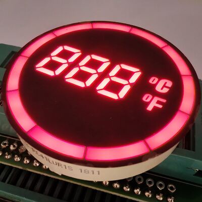 سعر جيد وحدة تحكم في درجة حرارة شاشة LED ذات 7 مقاطع ذات كاثود مشترك دائري متصل