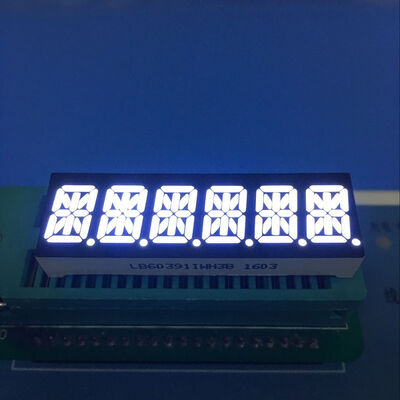 سعر جيد شاشة LED ذات 14 قطعة مشرقة فائقة مع عمر تشغيل طويل ومتوافقة مع RoHS / REACH للتطبيقات الصناعية متصل