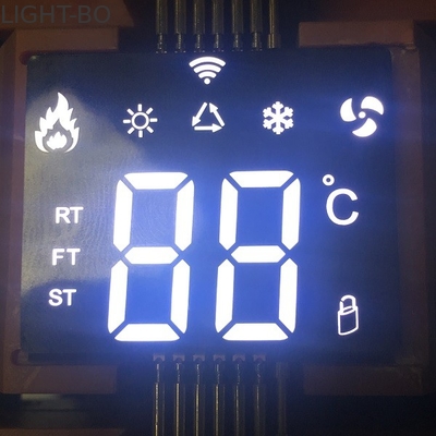 سعر جيد شاشة LED مخصصة رقيقة للغاية SMD أبيض 7 قطعة لمراقب مكيف الهواء الانترنت