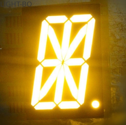 1 رقم واحد 16 شريحة أبجدية رقمية شاشة LED العملية الحالية منخفضة