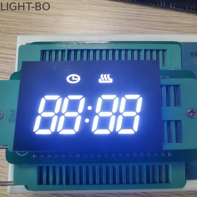 سعر جيد تصميم حسب الطلب منخفض التكلفة للغاية أبيض 4 أرقام شاشة LED على مدار الساعة للتحكم في توقيت الفرن الانترنت