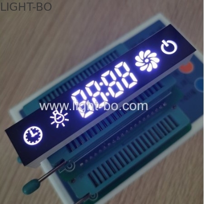 وحدة عرض LED ذات 7 أقسام مخصصة للأزرق / الأخضر / الأحمر لمفتاح التحكم في غطاء المطبخ