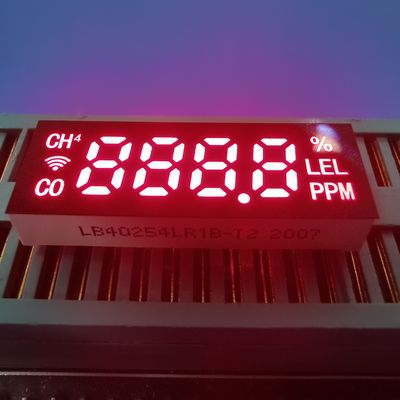 سعر جيد وحدة عرض LED الشائعة ذات الأنود الألكتروني الأحمر الساطع ذات 7 أقسام 28 * 10 * 5 مم للكشف عن الغازات الضارة الانترنت