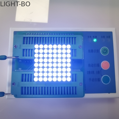 سعر جيد 635nm 100mcd 8 X 8 Dot Matrix LED Display شاشة صفراء ذات وجه أسود الانترنت
