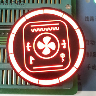 شاشة LED دائرية مخصصة مكونة من 7 أجزاء للتحكم في درجة الحرارة