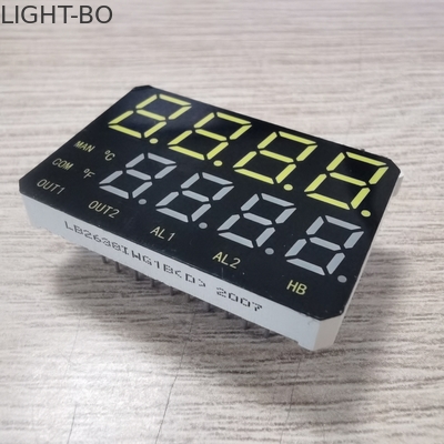 3 أرقام LED 7 شرائح العرض خط مزدوج 120mcd 20mA للوحة العدادات