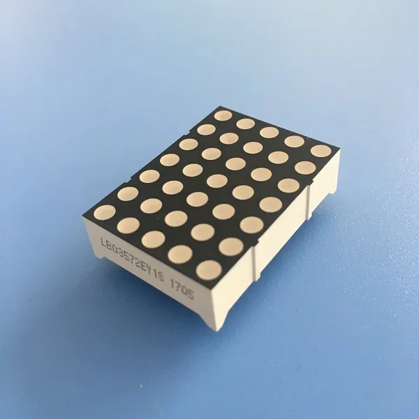 شاشة DOT Matrix LED 3mm Super Bright Yellow للوحات المتحركة / لوحات الرسائل 2