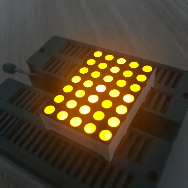 شاشة DOT Matrix LED 3mm Super Bright Yellow للوحات المتحركة / لوحات الرسائل 4
