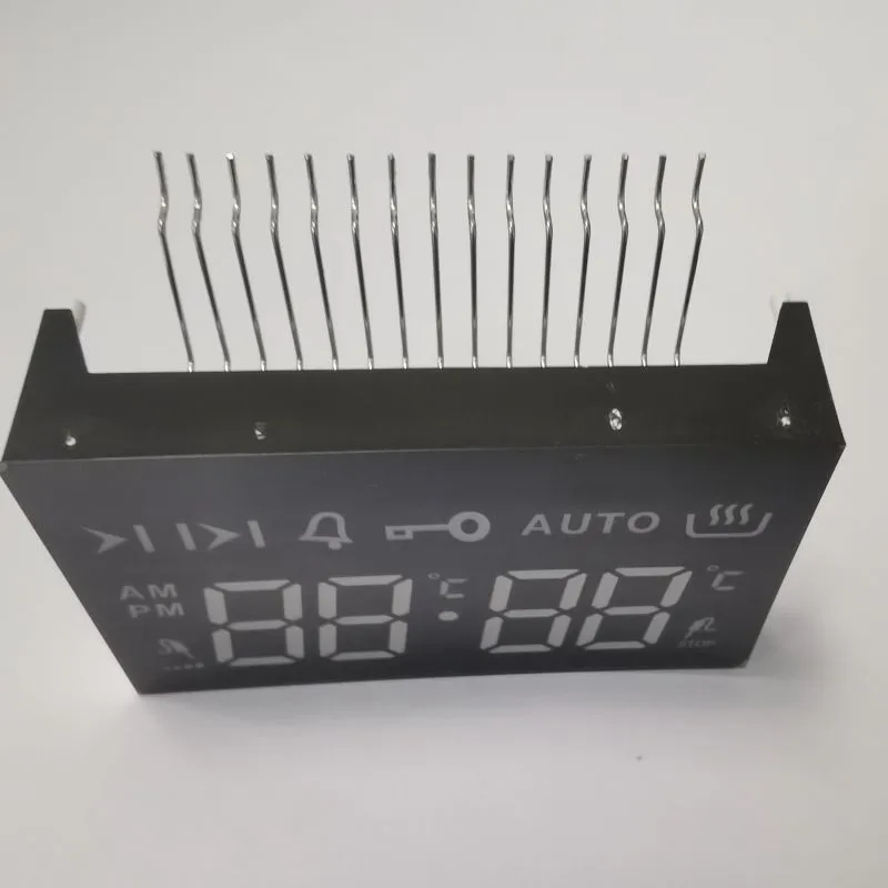 شاشة LED 7 قطعة Ultra Bright Amber 4 أرقام Anode مشترك ل 4 مفتاح لمس مدمج في الفرن 3