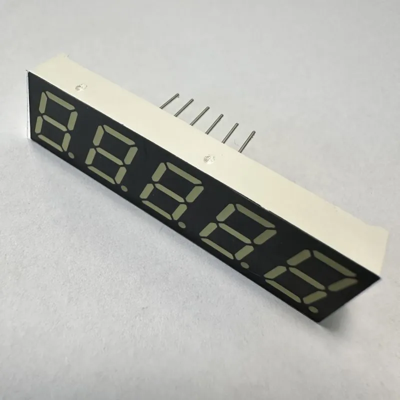 شاشة LED ذات 7 أجزاء بيضاء فائقة 5 أرقام 0.39 بوصة 4